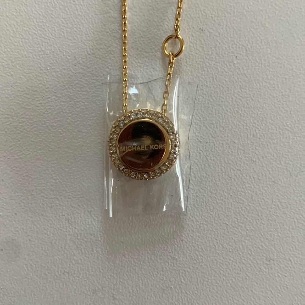 NWT -Michael Kors Women's Gold-Tone
Pendant Necklace